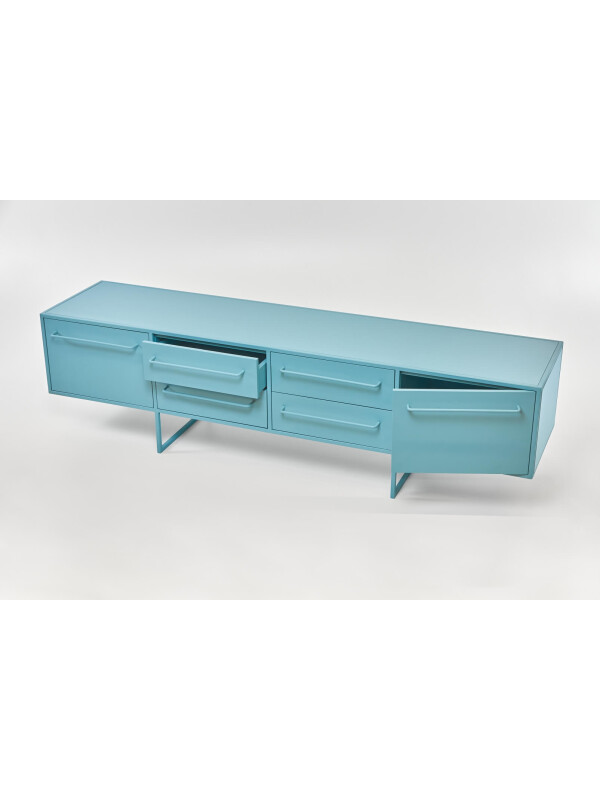 Comoda_patru_sertare_mdf_vopsit_bleu_turcoaz,_colectia_Ocean